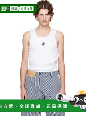 1h可退 香港直邮潮奢 J.W. Anderson 男士 白色 Anchor Embroider