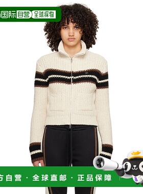 1h可退 香港直邮潮奢 Kijun 女士 灰白色 Line 开衫 24PSW102A