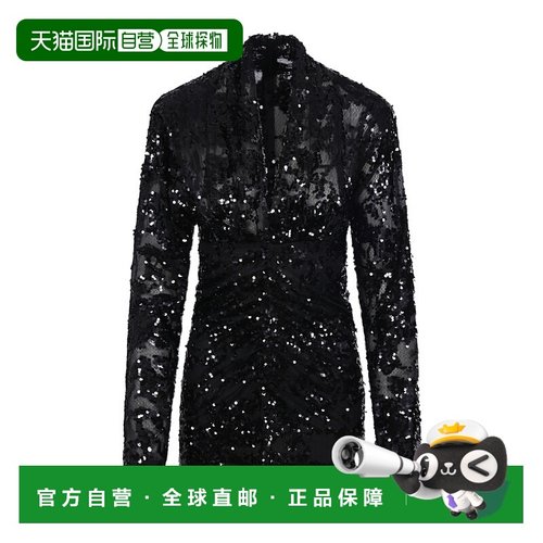 香港直邮Victoria Beckham 长袖迷你连衣裙 1125WDR006339A