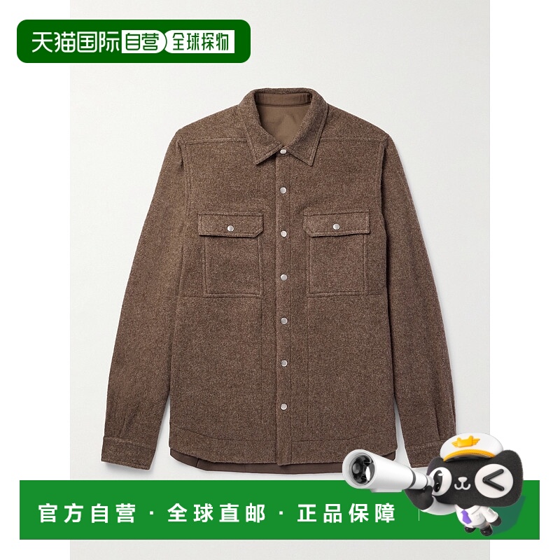 香港直邮潮奢 rick owens 瑞克 欧文斯 男士 长袖衬衫 RU02D6729W