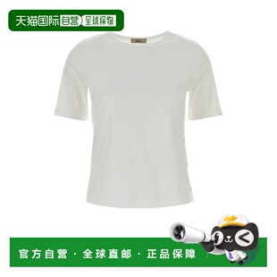 1h可退 香港直邮潮奢 Herno 女士 白色棉质T恤 JG000258DM0152063