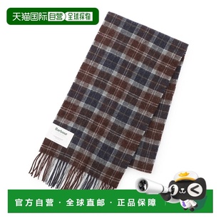 自营 Barbour 男女士格纹羊毛围巾（USC0001NY91Blackwatch）[202