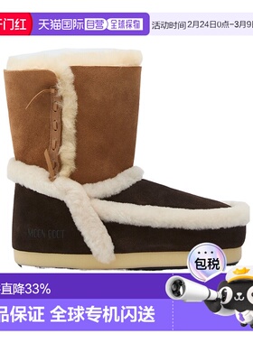 香港直邮MOON BOOT 男士雪地靴 1470060MM05 AW2025 棕色