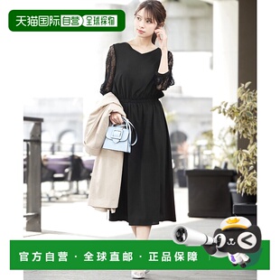 百搭气质穿搭高档感秋冬女连衣裙 GIRL女士晚礼服时尚 日本直邮