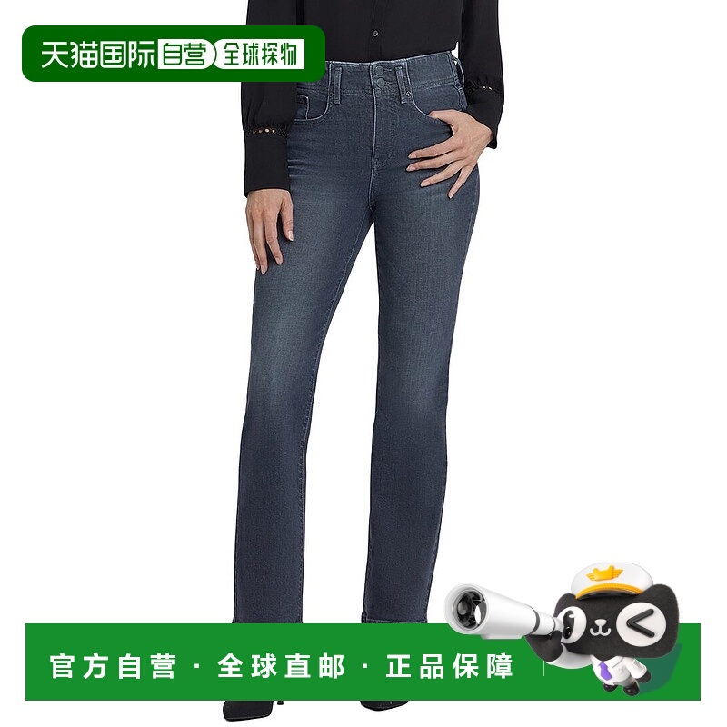 自营NYDJ Petite Barbara Graphite Hill Bootcut Jean - grey 美