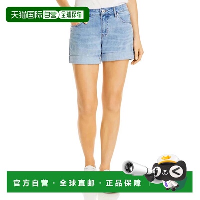 自营Women's Jag Jeans Boyfriend Shorts  Blue Denim Stretch C