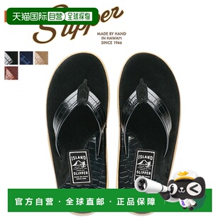 日本直邮ISLAND SLIPPER 凉鞋 人字拖男女SNAKE SUEDE PT205BS