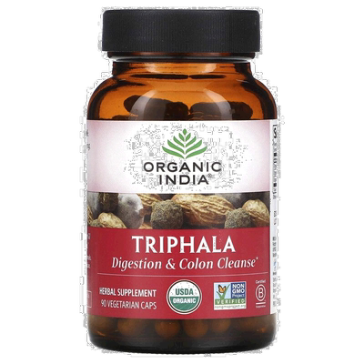 香港直发Organic India三果宝素食胶囊膳食营养补充剂90粒