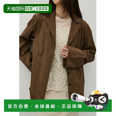 1h可退 日本直邮STYLEMIXER 女装 仿麂皮修身西装外套 500JAO3011