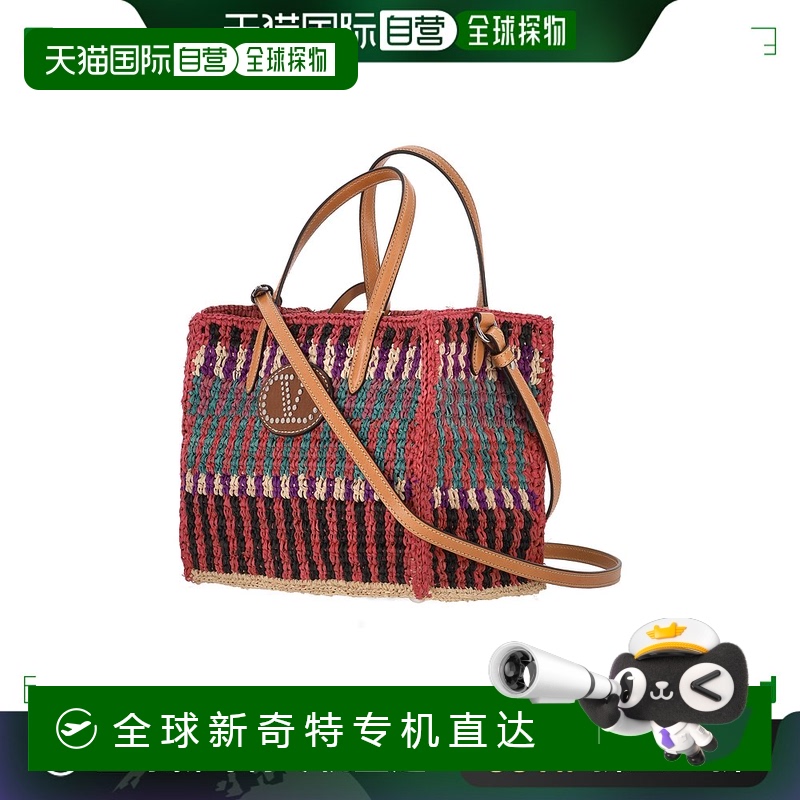 香港直邮VALENTINO 女士斜挎包 WB0R36CFSR8S SS2025 红色 编织单