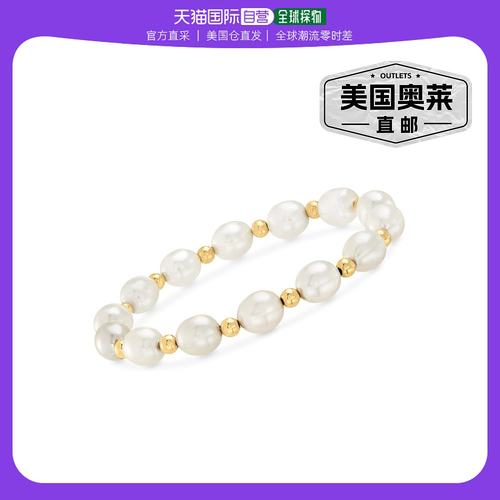 Ross-Simons 8-9mm Cultured Pearl and 14kt Yellow Gold Bead B
