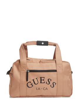 guess【美国奥莱】直发 尼龙 Weekender 行李袋 - 蓝绿色徽标