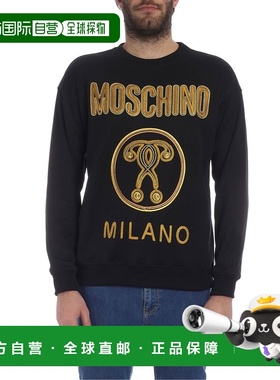 香港直邮MOSCHINO 男士卫衣 171202291555 黑色 Moschino Double