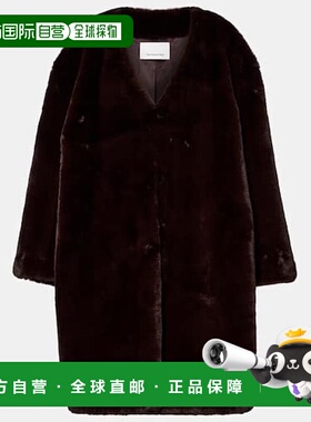 香港直邮The Frankie Shop 女士 Matera 大衣 brown棕色 舒适时尚