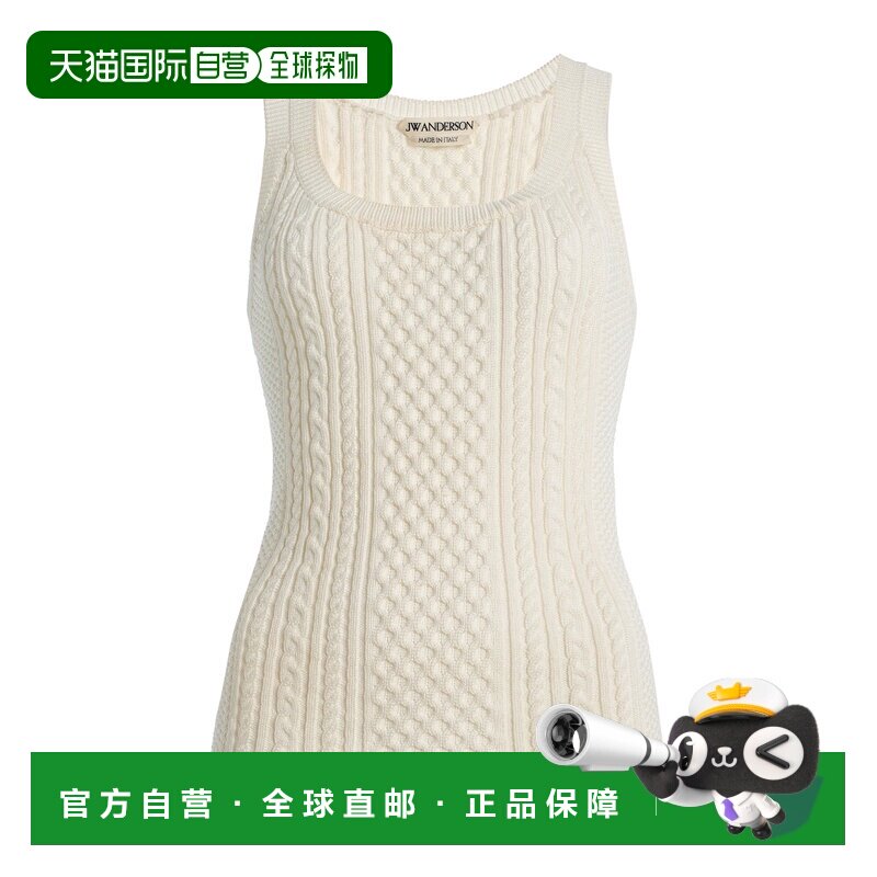 美国直邮J.W. Anderson 女士 粗线针织背心上衣 beige米色 舒适时