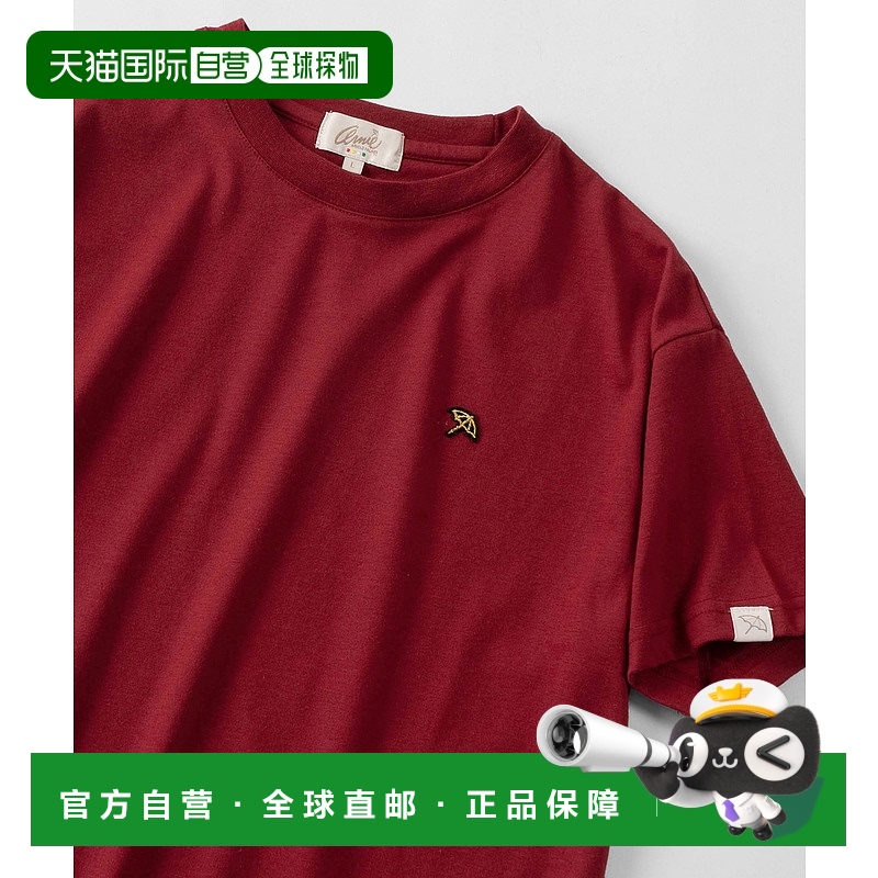 1h可退 日本直邮Arnold Palmer女士宽松版型刺绣短袖T恤 9054542