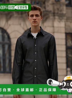 1h可退 日本直邮ERRICO FORMICOLA 男士经典款牛仔衬衫 1133574