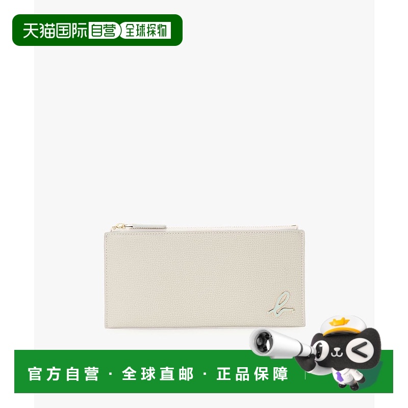 1h可退 日本直邮agnes b. 女士质感皮革长款钱包 P300VCU6341