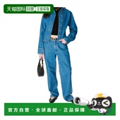 香港直邮Marine Serre 徽标牛仔裤 1h可退 WPA169ACDEN0002直筒裤