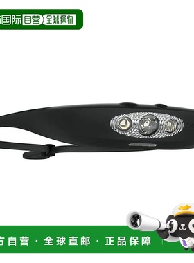 【日本直邮】Knog 头戴灯 USB充电 防水亲肤舒适30〜66cm黑色头灯