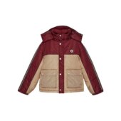 Gucci 663279ZAHB8 徽标细节棉服