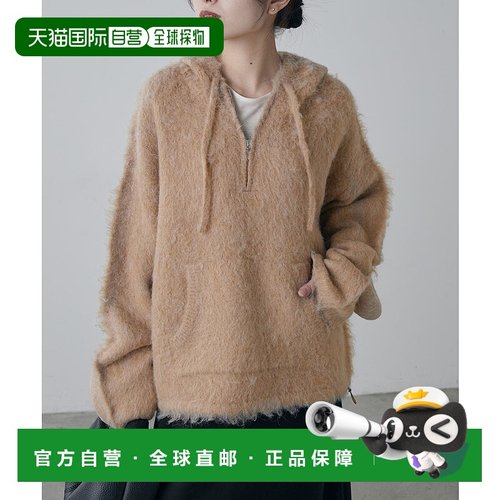 1h可退 日本直邮Lui's FEMME 女装 宽松半拉链针织开衫 LUZ105250