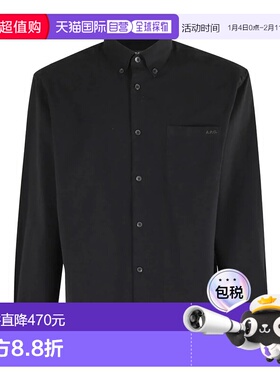 香港直邮A.P.C. 男士衬衫 COHAHH12599LZZ CO 黑色 Shirt