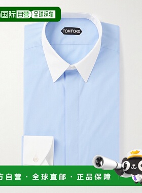 香港直邮Tom Ford 汤姆 福特 男士 棉质府绸衬衫 HLVA03CGS62UCP