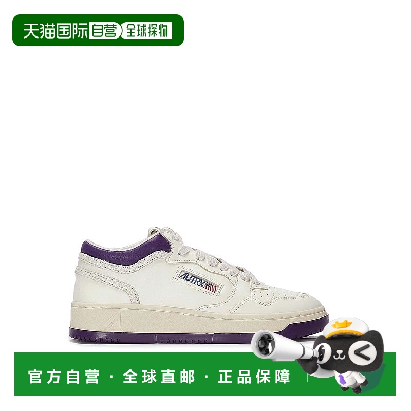 香港直邮AUTRY 女士运动鞋 MYMWEK05 AW2025 白色 Med-Way Mid Wo
