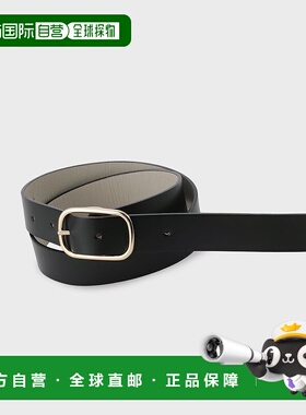 日本直邮UNTITLED 可反转椭圆腰带30mm [UN1285DW64465]