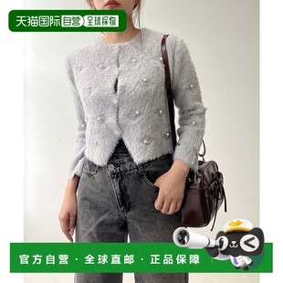 1h可退 日本直邮AS KNOW AS plus 女装 闪亮水钻装饰 蓬松针织开