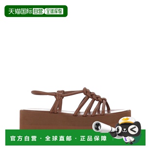 Rossi 皮质棕色凉鞋 吉安维托 女士 G3252 罗西 香港直邮Gianvito