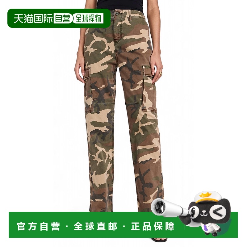 自营 good americanFatiguregreencamo001 制服工装裤 - fatigure