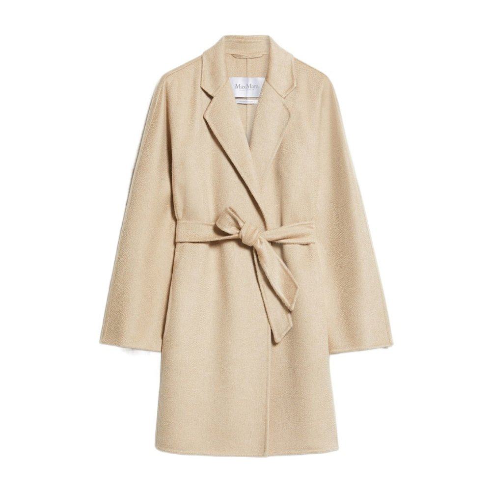 MAX MARA 女士外套 1011084106071 CO 花色 羊绒裹身大衣