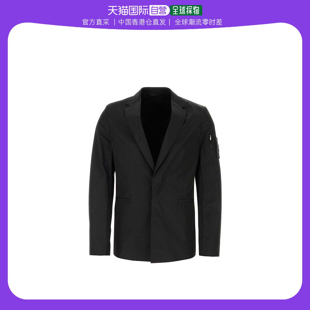 香港直邮潮奢 givenchy 男士黑色高科技面料西装外套