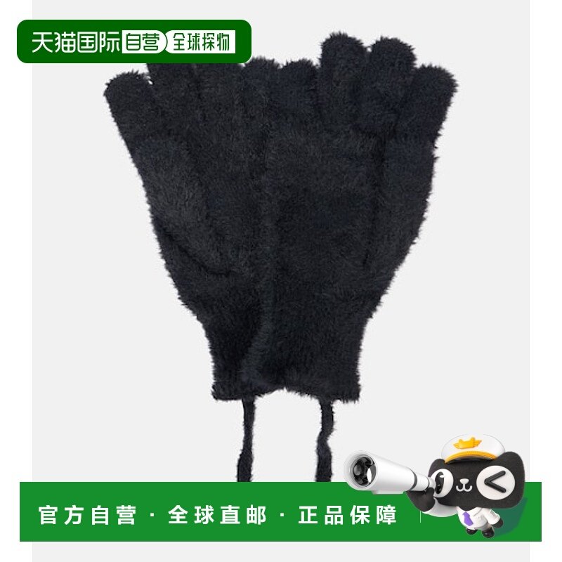 1h可退 香港直邮Balenciaga 巴黎世家 女士 BB 羊毛混纺手套,服饰配件/皮带/帽子/围巾,手套,淘宝优惠券,粉丝福利购,淘宝优惠卷