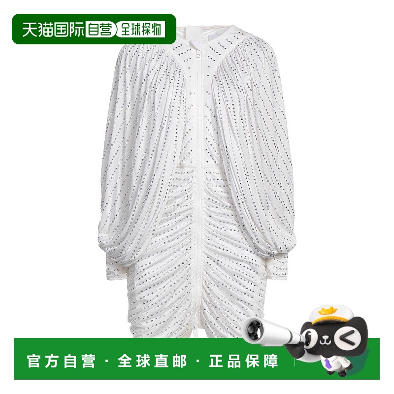 1h可退 香港直邮潮奢 Burberry 巴宝莉 女士 紧身连衣裙 white白