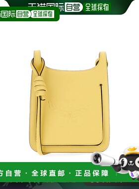 香港直邮MCM 女士斜挎包 MWHESAC01Y7 SS2024 黄色单肩包