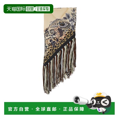 香港直邮ETRO 女士围巾 WAXA0023AK19JX0820 AW2026 灰色 流苏方