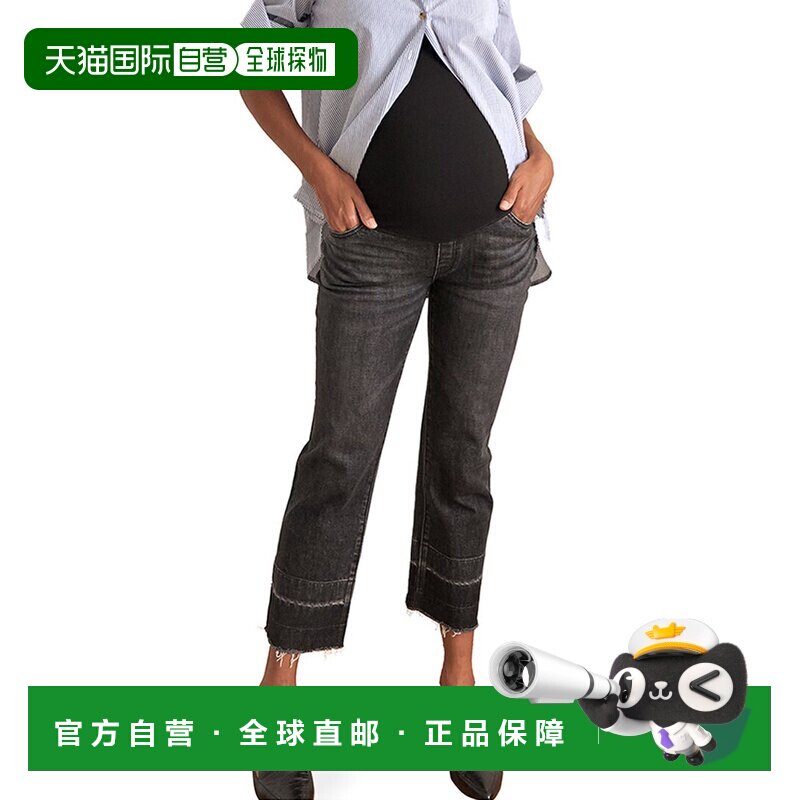 自营HATCH Maternity The Over The Bump Straight Maternity Jea图片