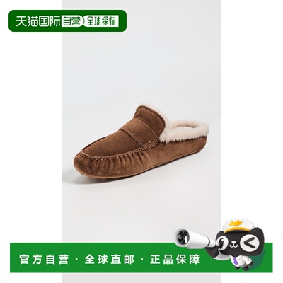 1h可退 香港直邮VINCE 女士 Berkley Driver 毛羊皮平底鞋