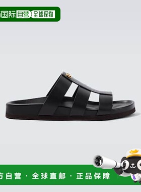 1h可退 香港直邮valentino 华伦天奴 男士 Studshield VLogo 皮质