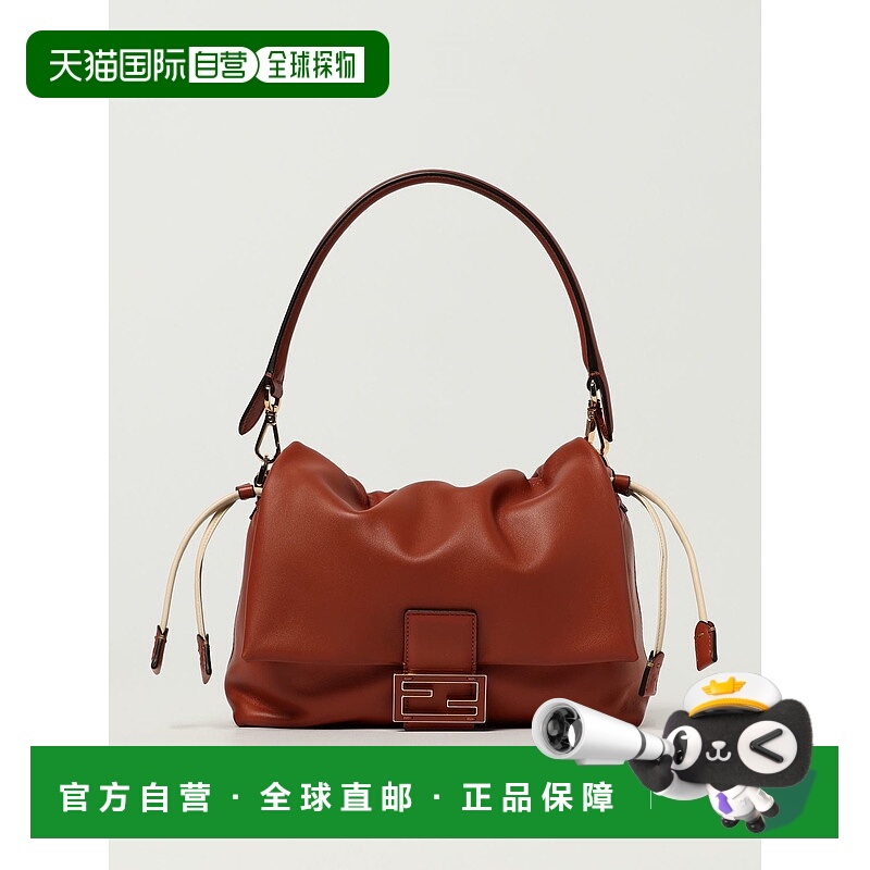1h可退 香港直邮FENDI 女士手提包 8BR833AQ0DF1S4E AW2025 棕色