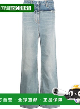 香港直邮GIVENCHY 女士牛仔裤 BW50WG50WD451 SS2024 浅蓝色 OVER