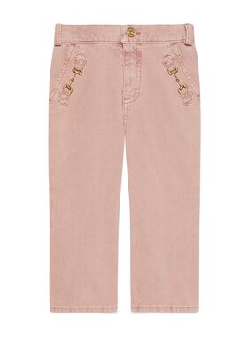 Gucci 马衔扣灯芯绒休闲裤 694537XDB1B