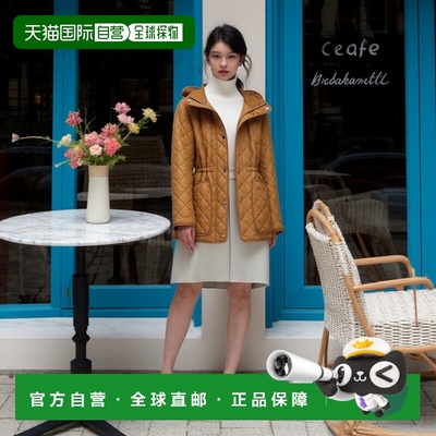 香港直邮Burberry博柏利菱形绗缝棉服休闲百搭80709681外套夹克