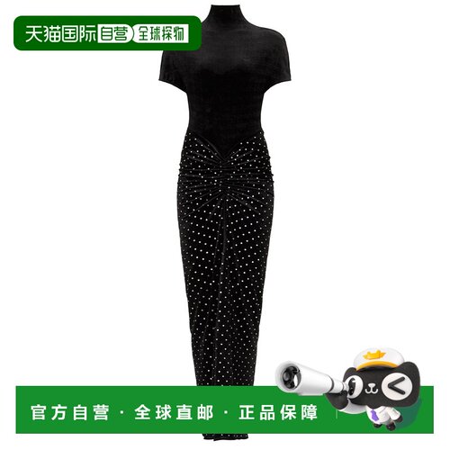 1h可退 香港直邮alaia 女士 垂褶连衣裙 AA9R2896X094C 舒适时尚