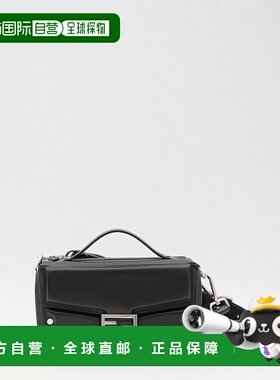 香港直邮FENDI 男士斜挎包 7VA565ASIVF0GXN CO 黑色手提包单肩包