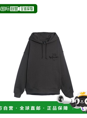 1h可退 香港直邮Y-3 男士 棉连帽卫衣 KB2605 black黑色 舒适时尚
