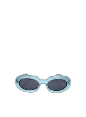 香港直邮CELINE 女士太阳镜 CL40276U93N AW2025 蓝色 几何框太阳